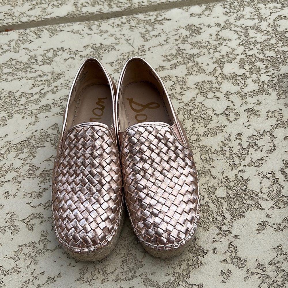 Sam Edelman loafers size 9 Rose Gold